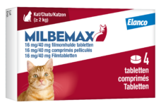 Milbemax Ontworming Grote Kat 4 tabletten