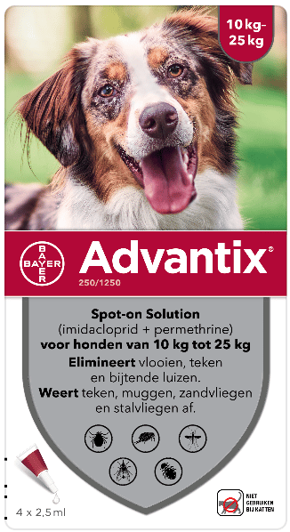 Advantix 250/1250 - 6 pipetten f09fc56b49fdf91bd098df55d0300881