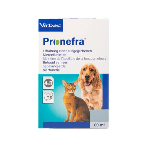 Pronefra 60 ml - voor honden en katten<5 kg 7ec5afd01d0e314fa062fe764f7b4fbf