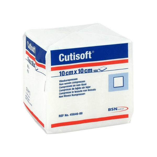 Cutisoft Niet-Steriele Vlieskompressen 10x10cm 100 en betrouwbaar bestellen!