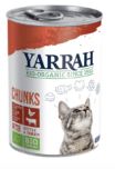 Yarrah - Natvoer Kat Blik Chunks met Kip & Rund Bio 12 x 405 gr