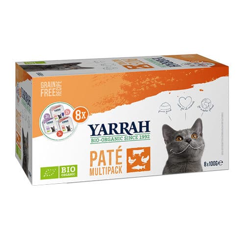 Yarrah – MultiPack Paté Kat Bio 8 x 100 gr-1