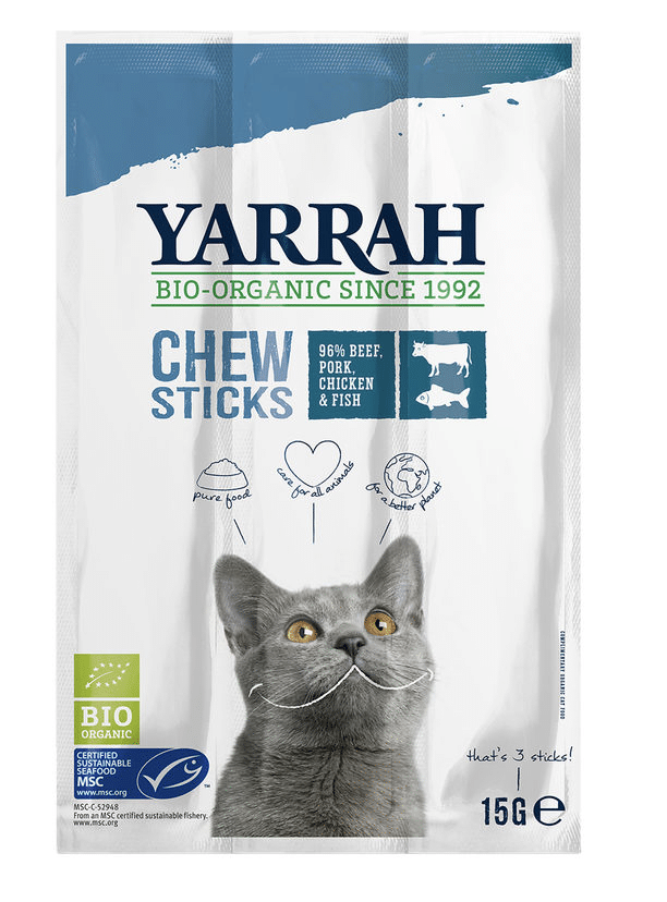 Yarrah – Kattensnack Chew Sticks-1