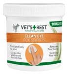 Vets Best Clean Finger Pads - Vets Best Clean - Eye Round Pads 100 st