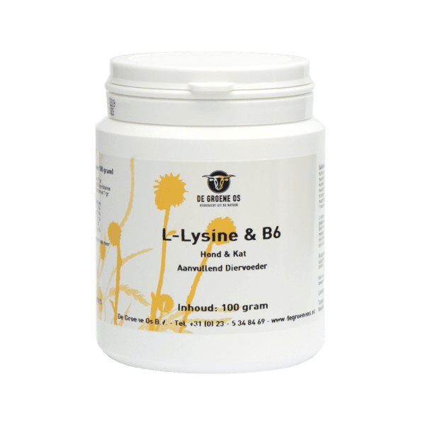 De Groene Os – L-Lysine B6 – Hond/Kat-1