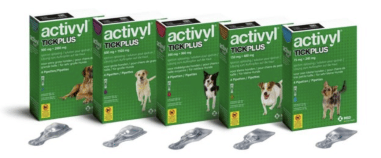 Virbac Activyl Tick Plus spot-on hond M