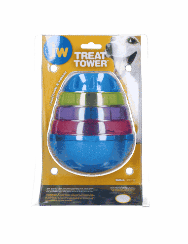 JW Pet Treat Tower Dog Toy