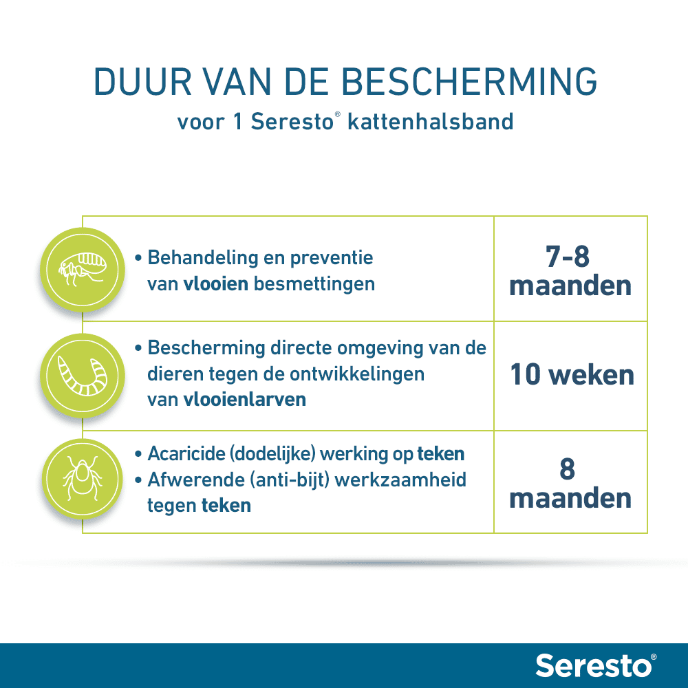 Seresto Vlooien- en Tekenband Kat-11