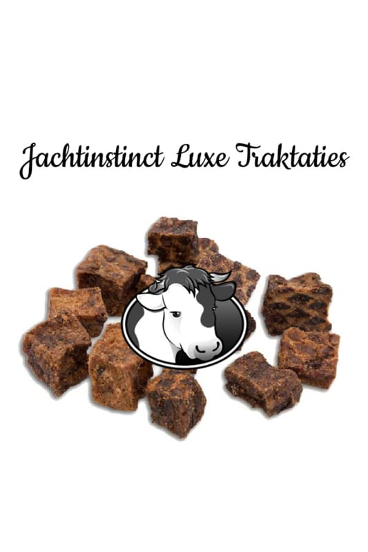 Jachtinstinct Dierenvoeding – gedroogde blokjes rundvlees 150gr-1