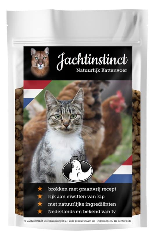Jachtinstinct Dierenvoeding – Kattenbrokken Kip Graanvrij-1