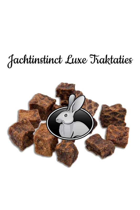 Jachtinstinct Dierenvoeding – gedroogde blokjes konijnenvlees 150gr-1