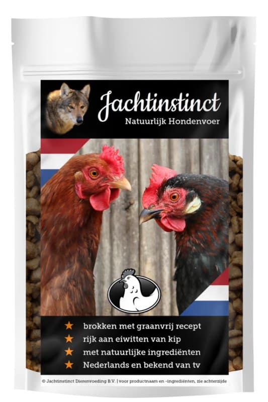 Jachtinstinct Jachtinstinct Dierenvoeding - Graanvrije Hondenbrokken - Kip