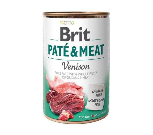 Brit – Paté & Meat – Venison (Hert)-1