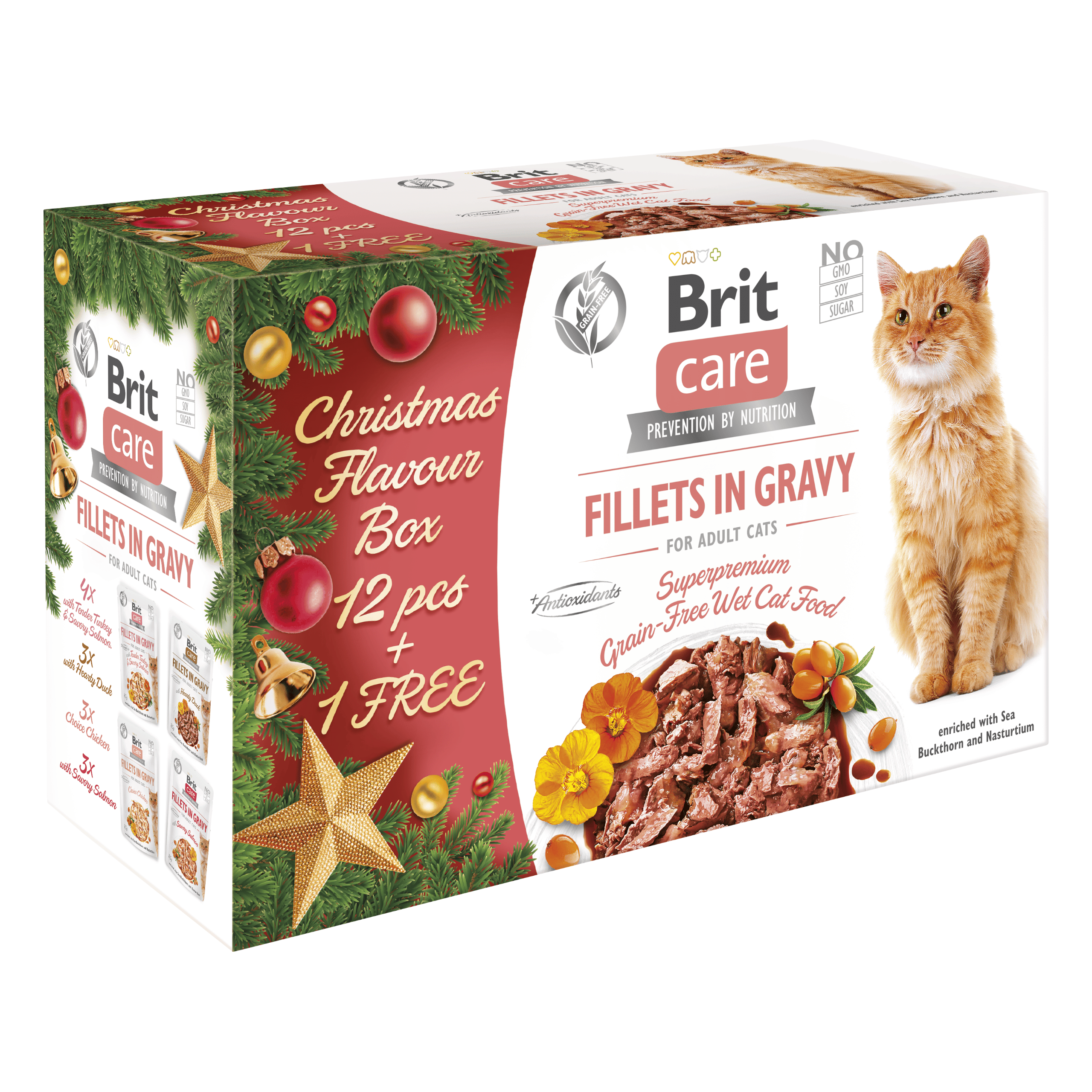 Brit Care Christmas Flavour Box for Cats