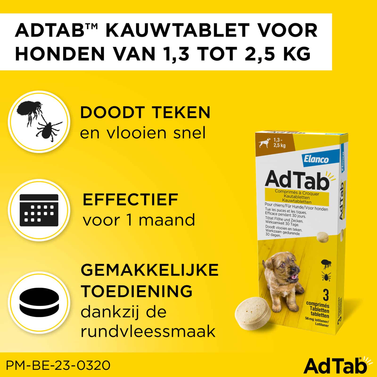 AdTab™  Kauwtabletten – Hond-3