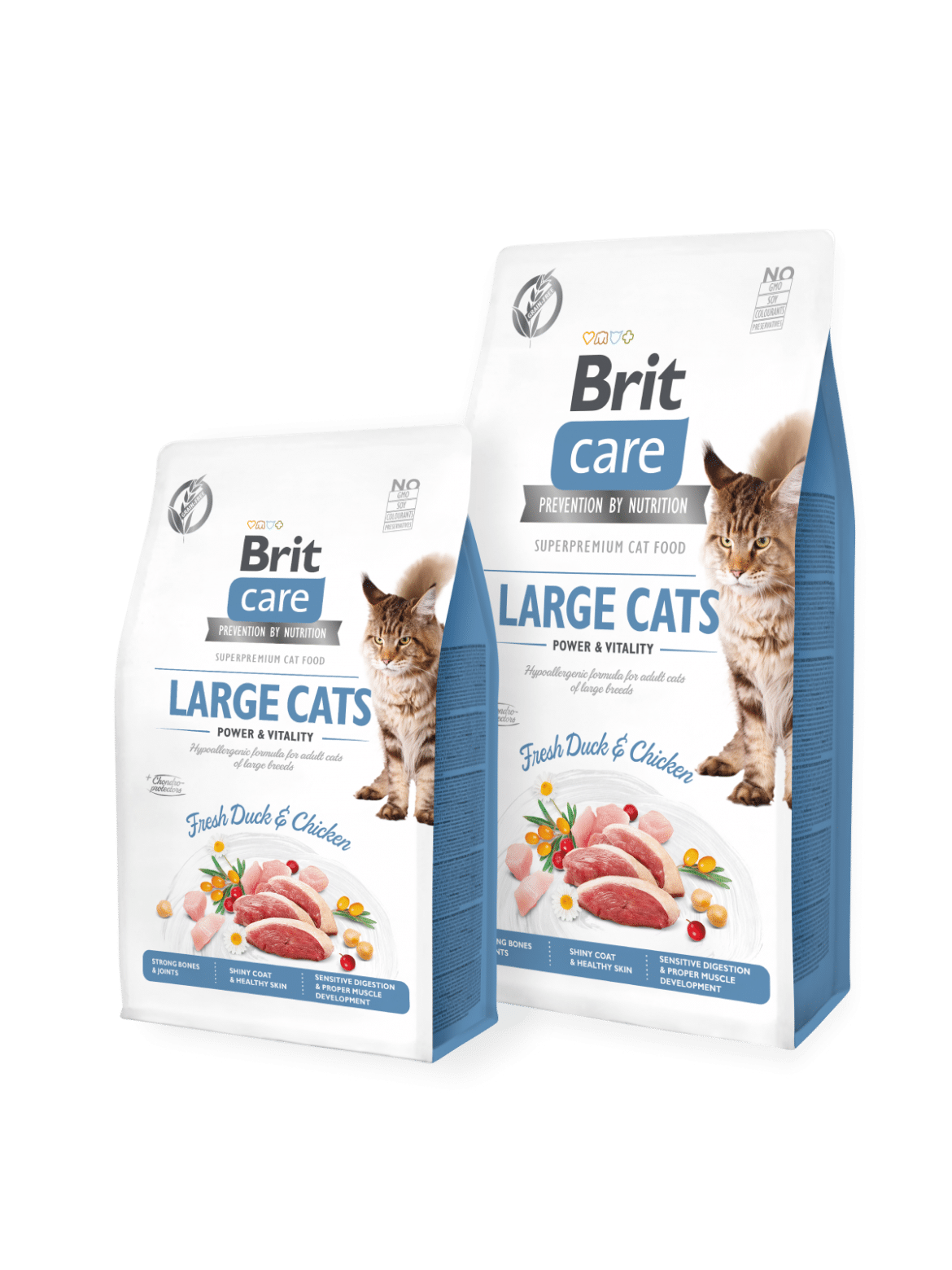 Brit Care Cat – Large Cats – Duck & Chicken-1