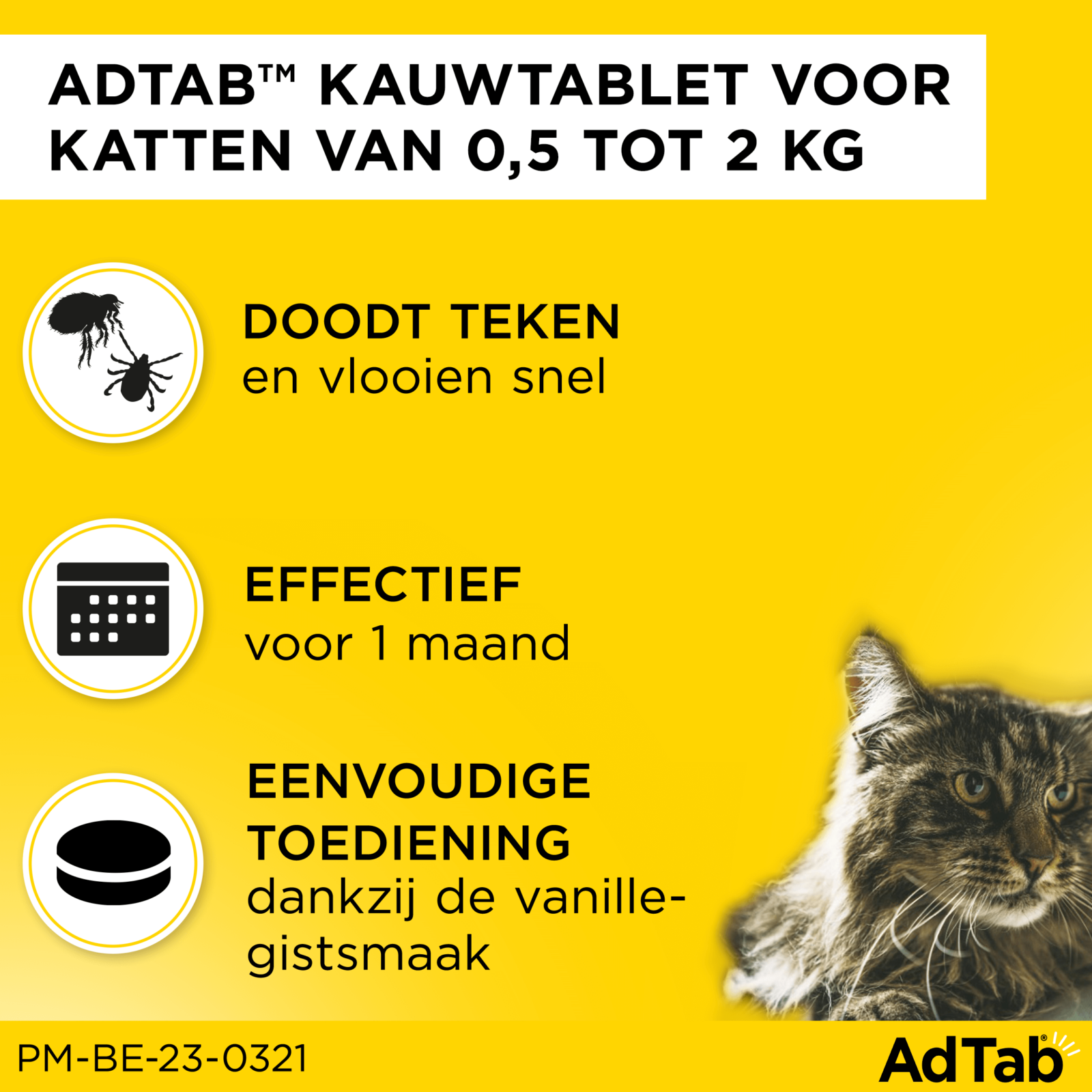 AdTab™  Kauwtabletten – Kat-5
