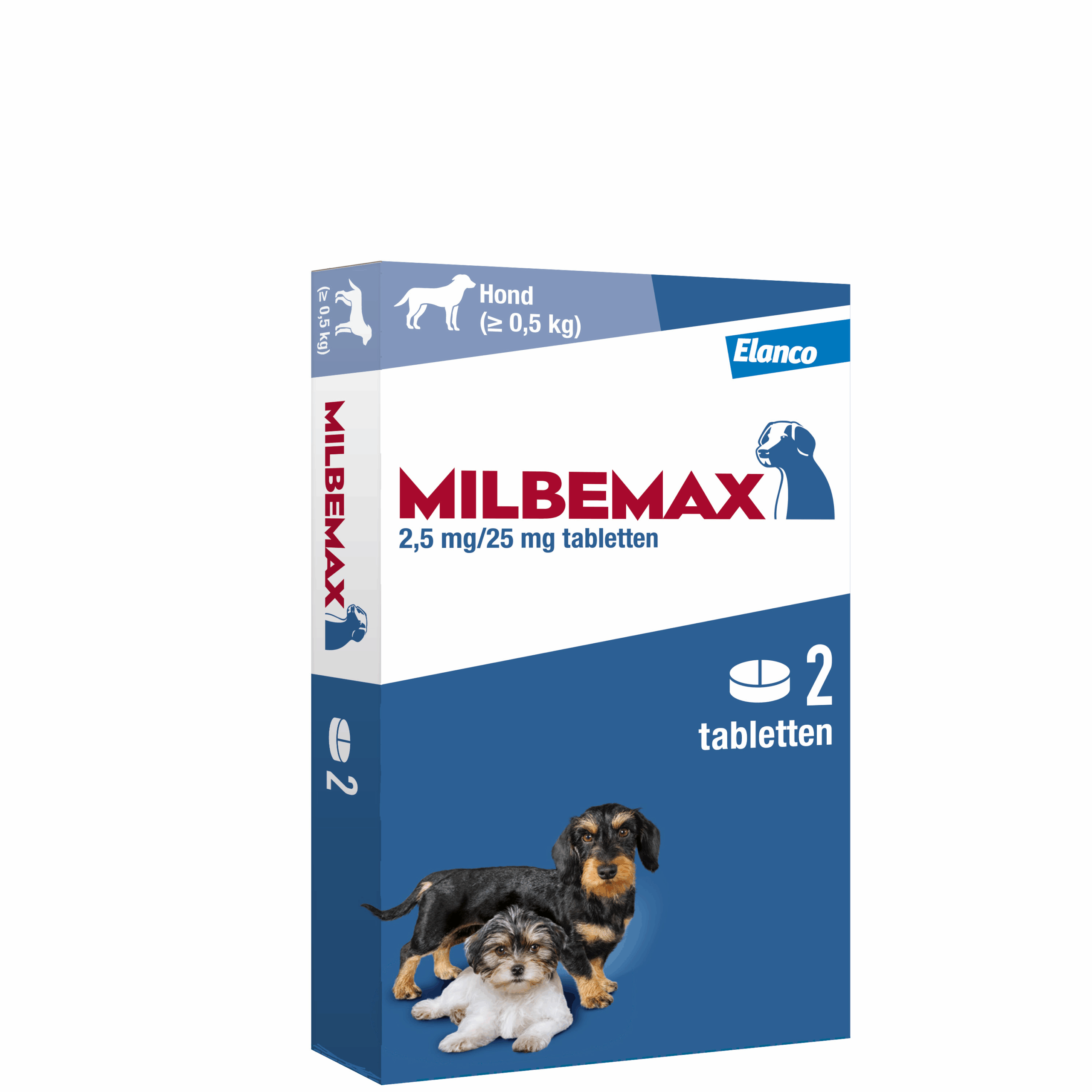 Milbemax kleine hond/puppy - 2 tabletten — afbeelding 1