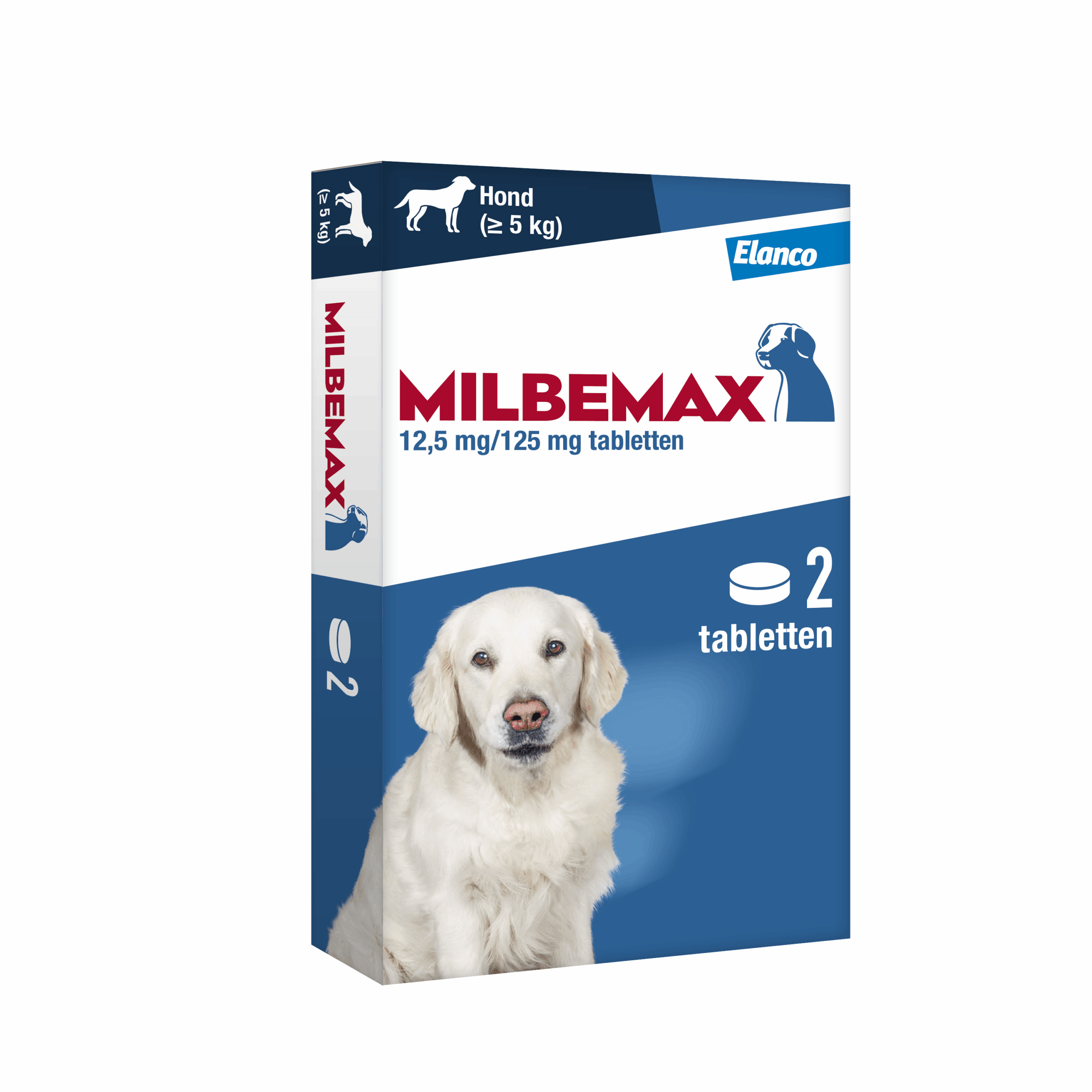 Milbemax grote hond - 2 tabletten afbeelding