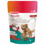 Beaphar Flexifit® Chews is een aanvullend dieetvoer voor honden ter ondersteuning van het metabolisme van de gewrichten in geval van osteoarthritis.