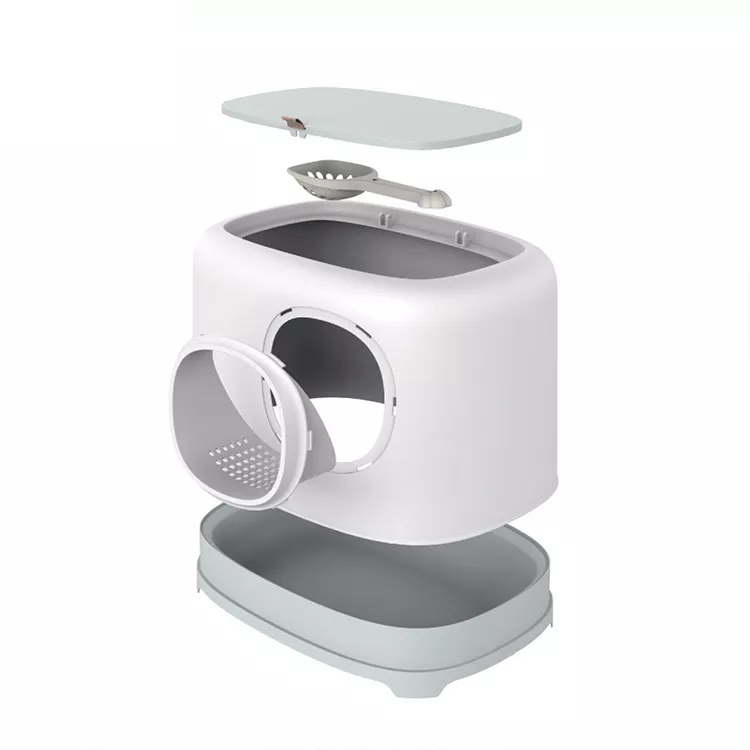 PETLUX – Clean kattenbak – Grijs / Kaki-4